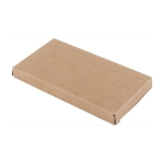 Batterie externe et chargeur sans fil recyclé avec détails en liège 5W couleur blanc sixième vue