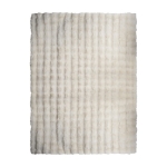 Plaid naturel effet fourrure en polyester premium 170g/m² couleur naturel deuxième vue