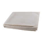 Plaid fin en polyester recyclé personnalisable 180g/m² couleur naturel quatrième vue