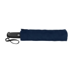 Parapluie en pongé RPET avec ouverture et fermeture automatique Ø95 couleur bleu marine quatrième vue