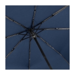 Parapluie en pongé RPET avec ouverture et fermeture automatique Ø95 couleur bleu marine cinquième vue