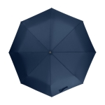Parapluie en pongé RPET avec ouverture et fermeture automatique Ø95 couleur bleu marine vue détaillée