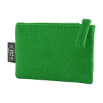 Porte-monnaie en feutre recyclé, plusieurs coloris disponibles 350g/m² couleur vert