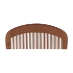 Peigne personnalisé en bois de hêtre certifié FSC couleur bois deuxième vue