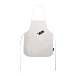 Set tablier en non-tissé pour enfant à colorier et crayons couleur blanc première vue