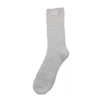 Chaussettes en tissu doux avec étiquette supérieure personnalisable couleur naturel première vue