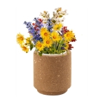 Mini pot en liège et graines de fleurs des champs à planter couleur marron première vue