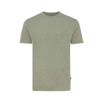 T-shirt publicitaire en coton recyclé unisexe 180 g/m2 Iqoniq Manuel couleur vert chiné