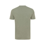 T-shirt publicitaire en coton recyclé unisexe 180 g/m2 Iqoniq Manuel couleur vert chiné avec zone d'impression