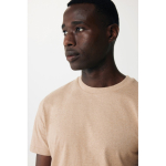 T-shirt publicitaire en coton recyclé unisexe 180 g/m2 Iqoniq Manuel couleur marron clair