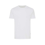 T-shirts publicitaires en coton recyclé unisexes casual fit 180 g/m2 Iqoniq couleur blanc