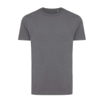 T-shirts publicitaires en coton recyclé unisexes casual fit 180 g/m2 Iqoniq couleur gris
