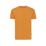 T-shirts publicitaires en coton recyclé unisexes casual fit 180 g/m2 Iqoniq couleur orange