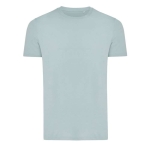 T-shirts publicitaires en coton recyclé unisexes casual fit 180 g/m2 Iqoniq couleur vert pastel