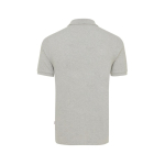 Polo publicitaire en coton recyclé 220 g/m² Iqoniq Yosemite couleur gris deuxième vue