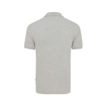 polo publicitaire en coton recyclé 220 g/m2 Iqoniq Yosemite couleur gris deuxième vue