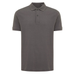 polo publicitaire en coton recyclé 220 g/m2 Iqoniq Yosemite couleur argenté mat