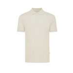 polo publicitaire en coton recyclé 220 g/m2 Iqoniq Yosemite couleur champagne