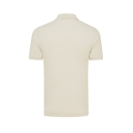 polo publicitaire en coton recyclé 220 g/m2 Iqoniq Yosemite couleur champagne deuxième vue