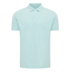 polo publicitaire en coton recyclé 220 g/m2 Iqoniq Yosemite couleur vert menthe
