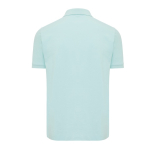 Polo publicitaire en coton recyclé 220 g/m² Iqoniq Yosemite couleur vert menthe deuxième vue