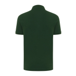 Polo publicitaire en coton recyclé 220 g/m² Iqoniq Yosemite couleur vert foncé deuxième vue