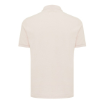 Polo publicitaire en coton recyclé 220 g/m² Iqoniq Yosemite couleur rose clair  deuxième vue