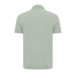 polo publicitaire en coton recyclé 220 g/m2 Iqoniq Yosemite couleur vert olive deuxième vue