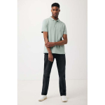 polo publicitaire en coton recyclé 220 g/m2 Iqoniq Yosemite couleur vert olive