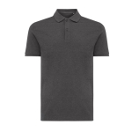 polo publicitaire en coton recyclé 220 g/m2 Iqoniq Yosemite couleur gris taupe