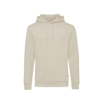 sweat à capuche personnalisé en coton biologique 340g/m2 Iqoniq Torres couleur naturel