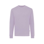 Sweats personnalisés col rond en coton recyclé casual fit 340 g/m2 Iqoniq couleur lilas