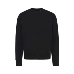 Sweat publicitaire unisexe en coton biologique oversize 340 g/m2 Iqoniq couleur noir