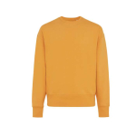 Sweat publicitaire unisexe en coton biologique oversize 340 g/m2 Iqoniq couleur orange
