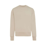 Sweat publicitaire unisexe en coton biologique oversize 340 g/m2 Iqoniq couleur ivoire
