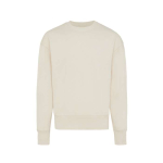 Sweat publicitaire unisexe en coton biologique oversize 340 g/m2 Iqoniq couleur naturel