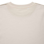 Sweat publicitaire unisexe en coton biologique oversize 340 g/m2 Iqoniq couleur naturel quatrième vue