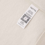 Sweat publicitaire unisexe en coton biologique oversize 340 g/m2 Iqoniq couleur naturel cinquième vue