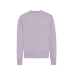 Sweat publicitaire unisexe en coton biologique oversize 340 g/m2 Iqoniq couleur lilas