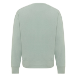 Sweat publicitaire unisexe en coton biologique oversize 340 g/m2 Iqoniq couleur vert olive deuxième vue
