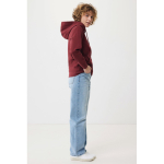 Sweat à capuche personnalisé à zip slim fit 340 g/m2 Iqoniq couleur bordeaux
