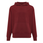 Sweat décontracté en coton écologique regular fit 340 g/m2 Iqoniq couleur bordeaux