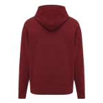 Sweat décontracté en coton écologique regular fit 340 g/m2 Iqoniq couleur bordeaux deuxième vue