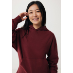 Sweat décontracté en coton écologique regular fit 340 g/m2 Iqoniq couleur bordeaux