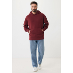 Sweat décontracté en coton écologique regular fit 340 g/m2 Iqoniq couleur bordeaux