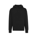 Sweat décontracté en coton écologique regular fit 340 g/m2 Iqoniq couleur noir