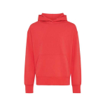 Sweat décontracté en coton écologique regular fit 340 g/m2 Iqoniq couleur rouge