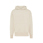 Sweat décontracté en coton écologique regular fit 340 g/m2 Iqoniq couleur beige