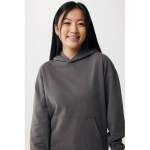 Sweat décontracté en coton écologique regular fit 340 g/m2 Iqoniq couleur argenté mat