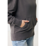 Sweat décontracté en coton écologique regular fit 340 g/m2 Iqoniq couleur argenté mat